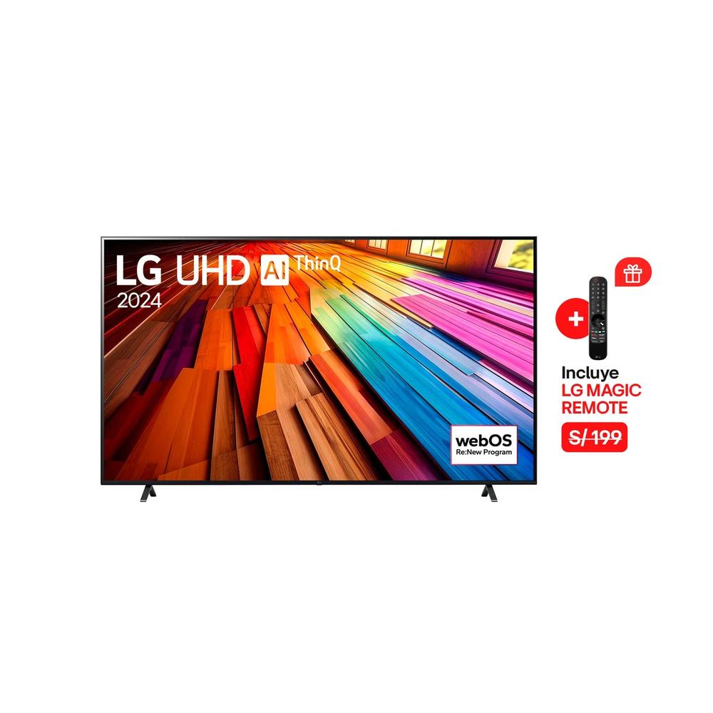 TELEVISOR LG 75UT8050PSB UHD/4K SMART WebOS c/MAGIC REMOTE