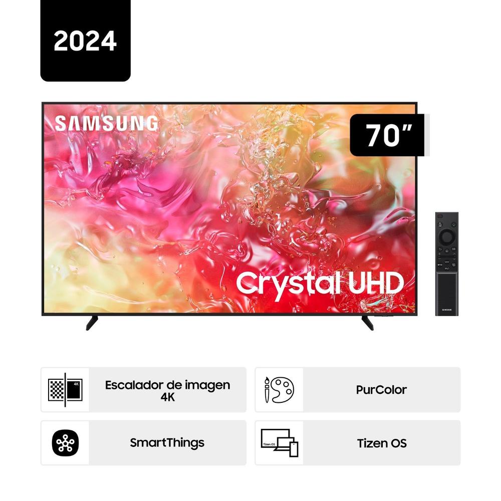 TELEVISOR SAMSUNG UN70DU7000GXPE 70" UHD/4K SMART TIZEN