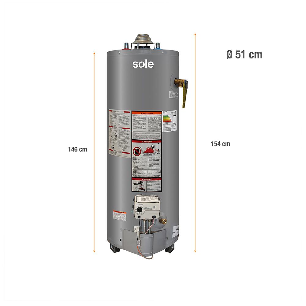 Finan,Termotanque,SOLE,GN,TipoB,180LT