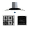 COCINA EMPOTRABLE SOLE 4Q ACERO INOX SOLCO036GN + COMBO + CONEXIÓN