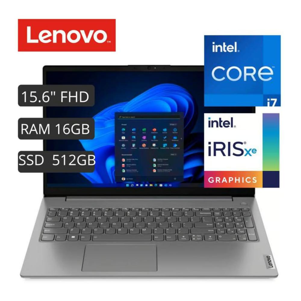 Laptop Lenovo V15 G4 i7 IRU 15.6" FHD, Intel® Core i7-1355U (10N/12SUB)/16GB DDR4 /512G SSD /Windows 11/IRON GREY/WIFI6/RJ45*1