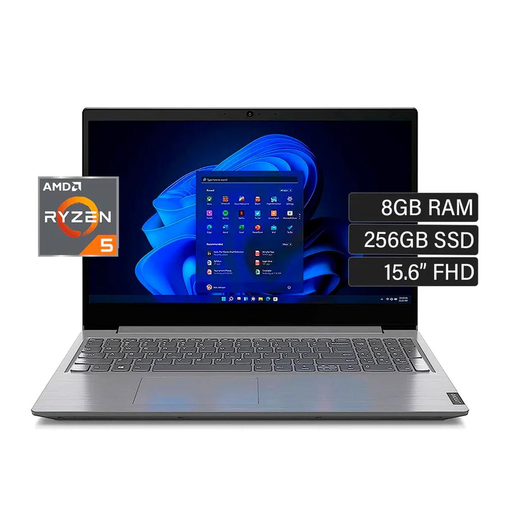 Laptop Lenovo V15 G4 Ryzen 5 AMN 15.6" FHD, Ryzen 5 7520U 8GB /256G SSD /Windows 11/ARTIC GREY/WIFI6