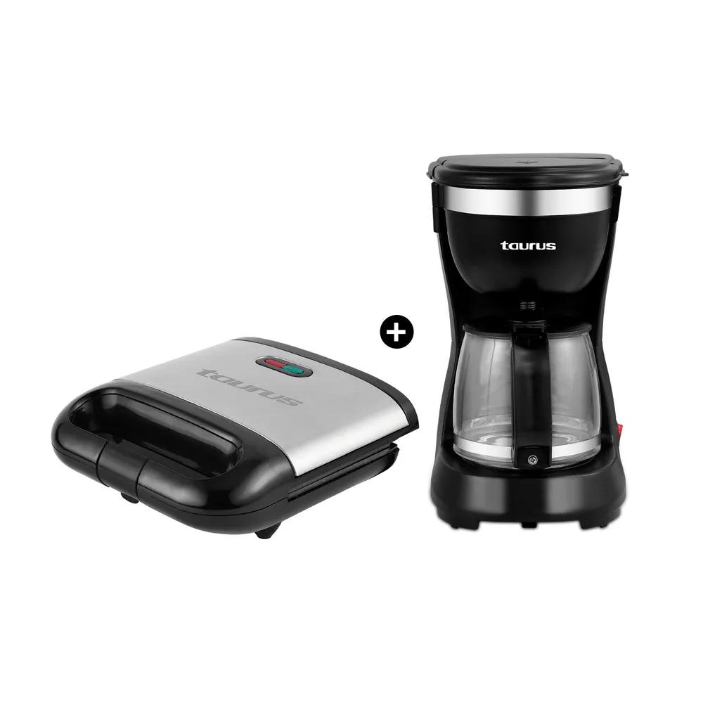 COMBO Cafetera TAURUS New Coffe + SAND. MY SANDWICHER GRILL II + LICUADORA TJBH 500