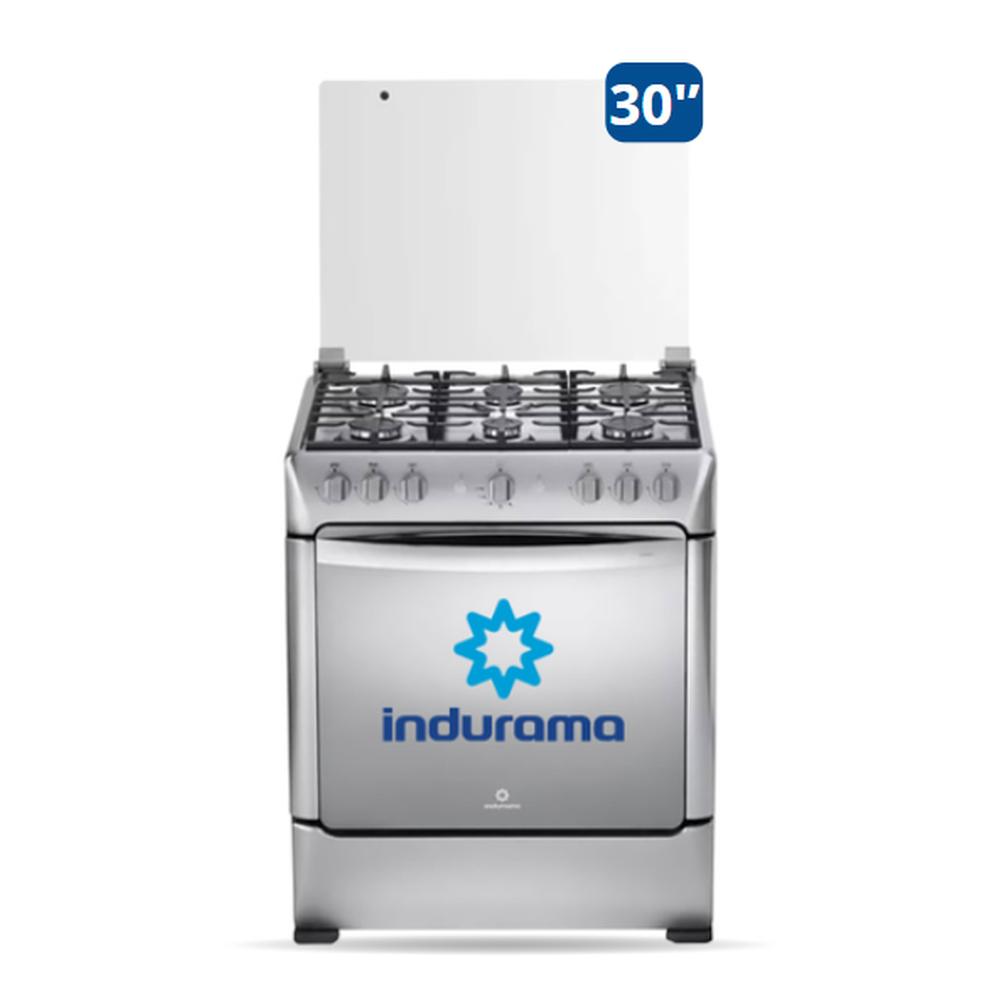 COCINA INDURAMA 30" 6H PARMA + CONEXIÓN