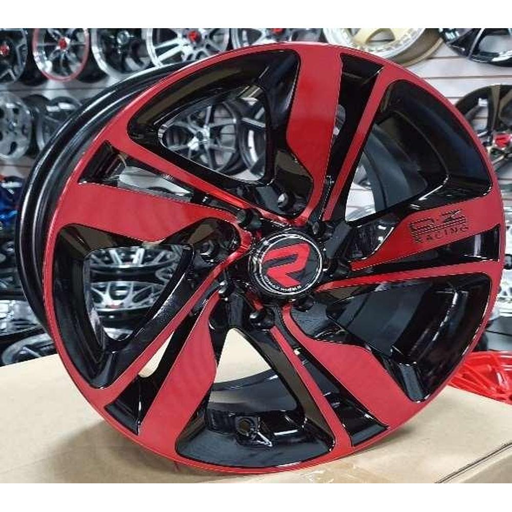 ARO ROMAX 1063 14*6.5-8*100/114.3 ET 0 CB 73.1 ORANGE UNDERCUT SATTIN MATTE BLACK