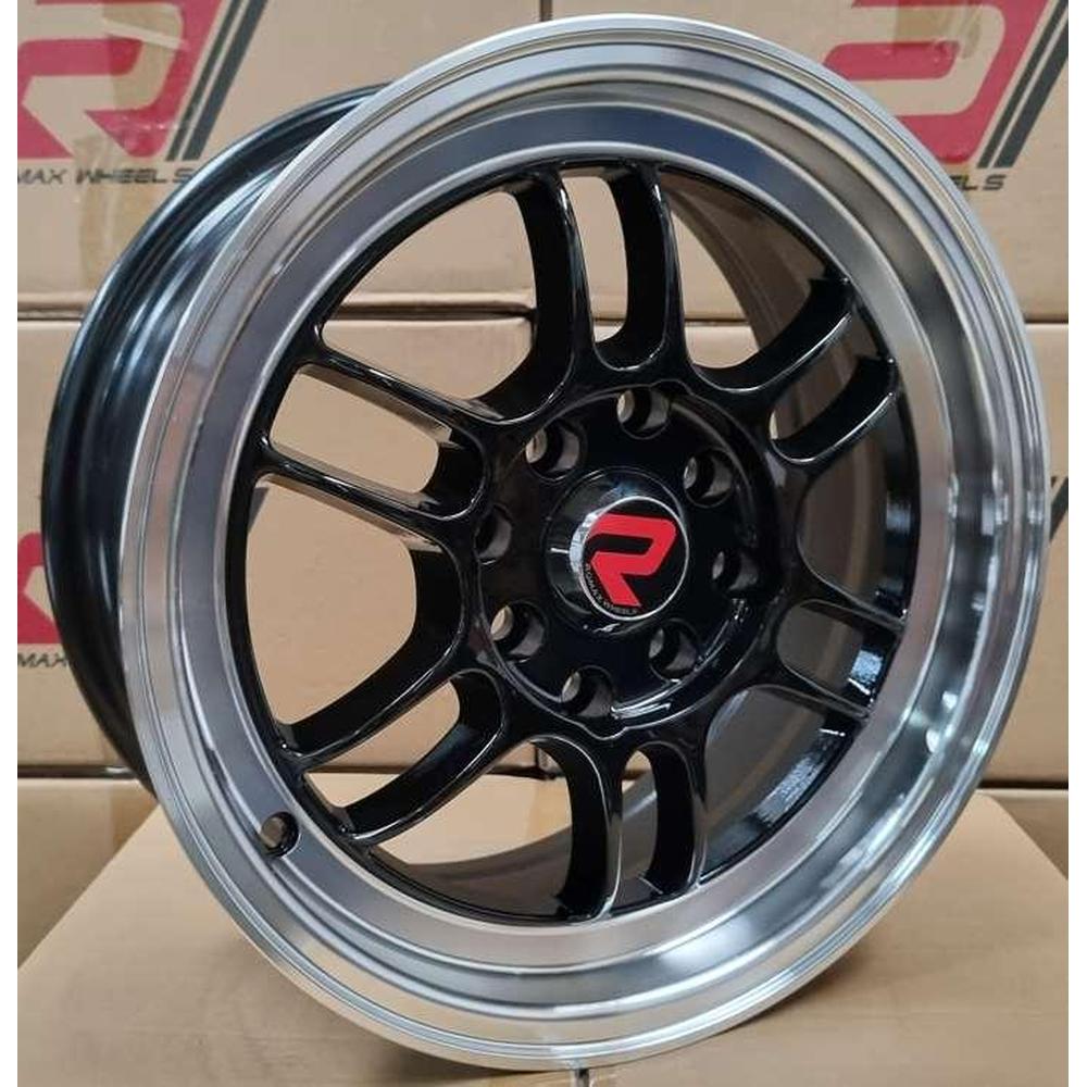 ARO ROMAX 547 14*6.0-8*100/114.3 ET 30 CB 73.1 SILVER FACE MACHINED LIP