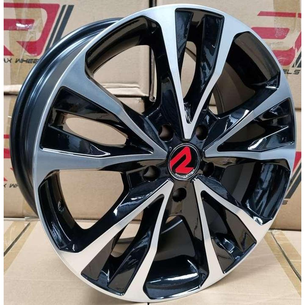 ARO ROMAX 5488 15*6.5-5*100 ET 35 CB 73.1 BLACK MACHINED FACE