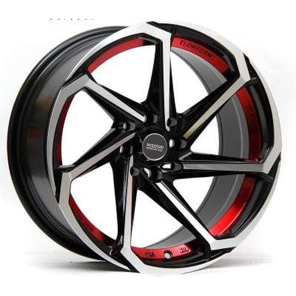 ARO ROMAX X162020 16*7.0-10*100/114.3 ET 5 CB 73.1 RED UNDERCUT BLACK MACHINED FACE