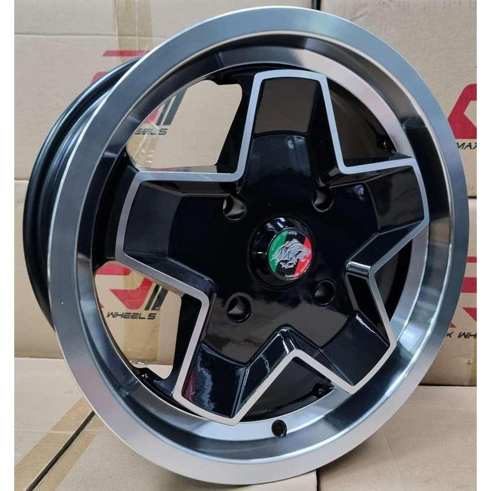 ARO ROMAX X2012 15*7.0-4*130 ET 30 CB 73.1 BLACK MACHINED FACE