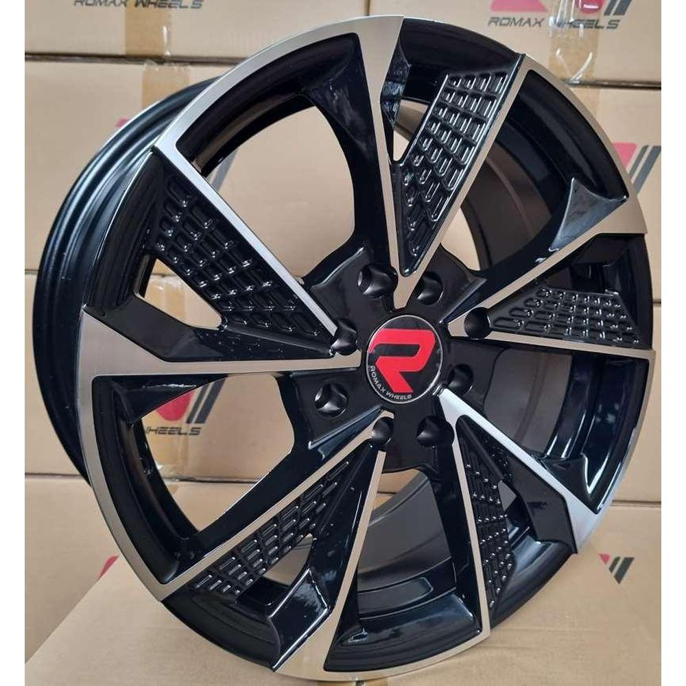 ARO ROMAX X5854 15*6.5-5*100 ET 35 CB 73.1 BLACK MACHINED FACE