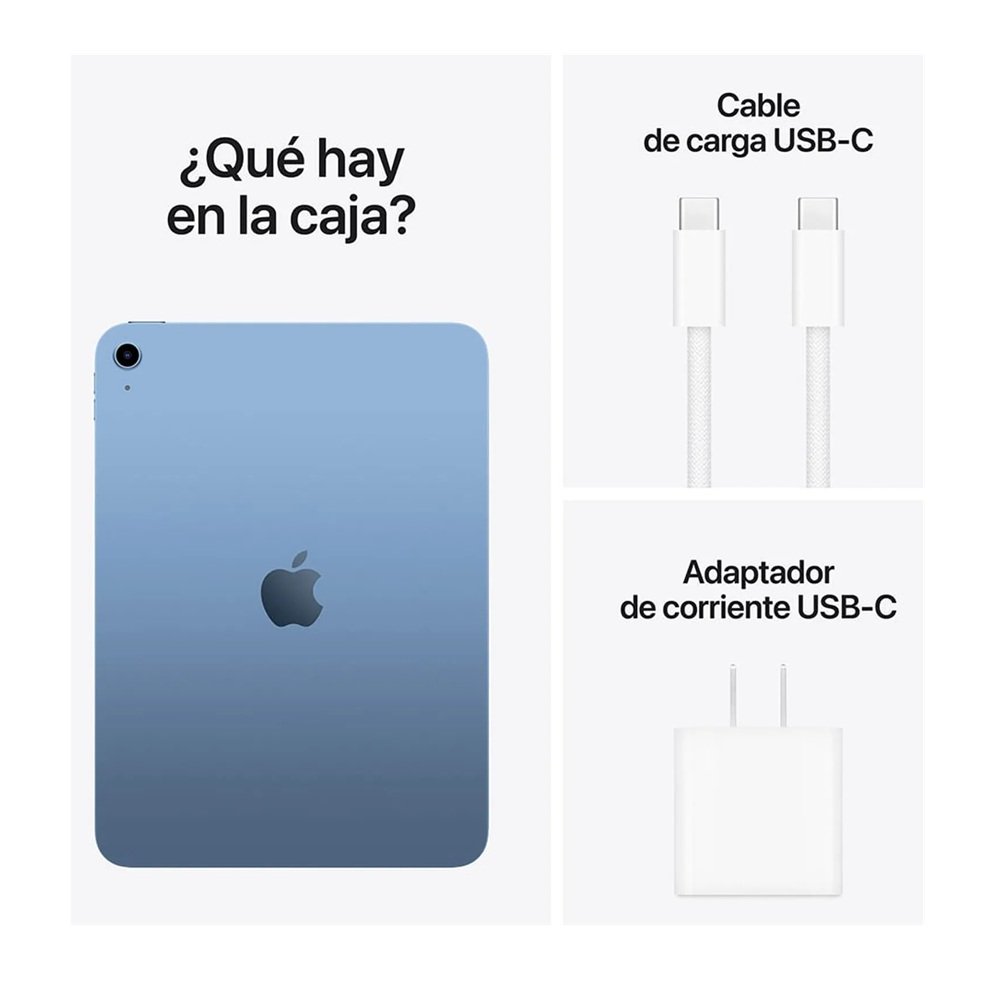 iPad A16 Wi-Fi MD4A4LL/A 11" 128GB 6GB Blue - Image 3
