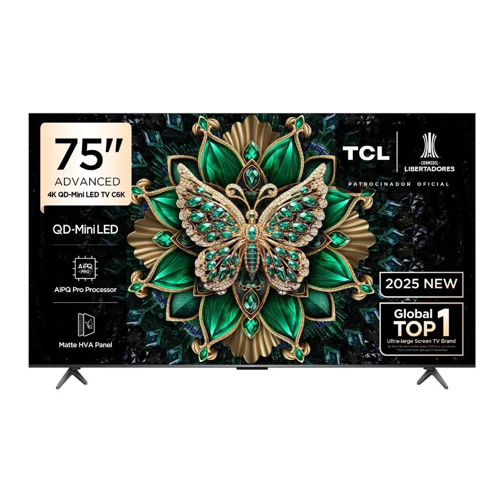 TELEVISOR TCL QLED-MiniLED 75C6K 75" 4K UHD GOOGLE TV