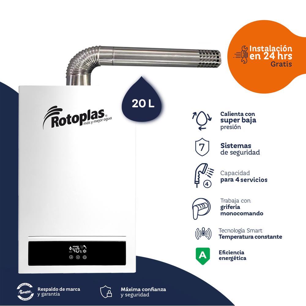 TERMA A GAS CONFORT MAX 20L GLP KIT+VAL