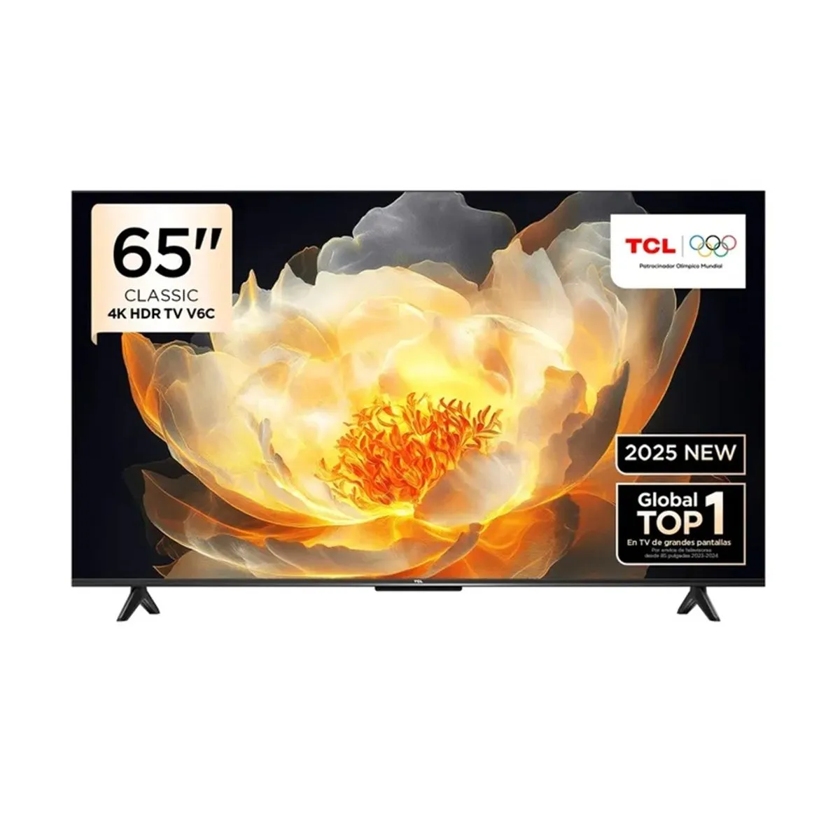 TELEVISOR TCL 65" UHD 4K Smart TV GOOGLE TV 65V6C MODELO 2025