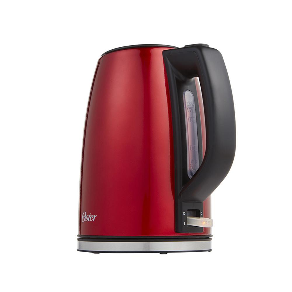 HERVIDOR ELECT OSTER 1.7L ACERO INOX ROJO  - BVSTKT673CR053