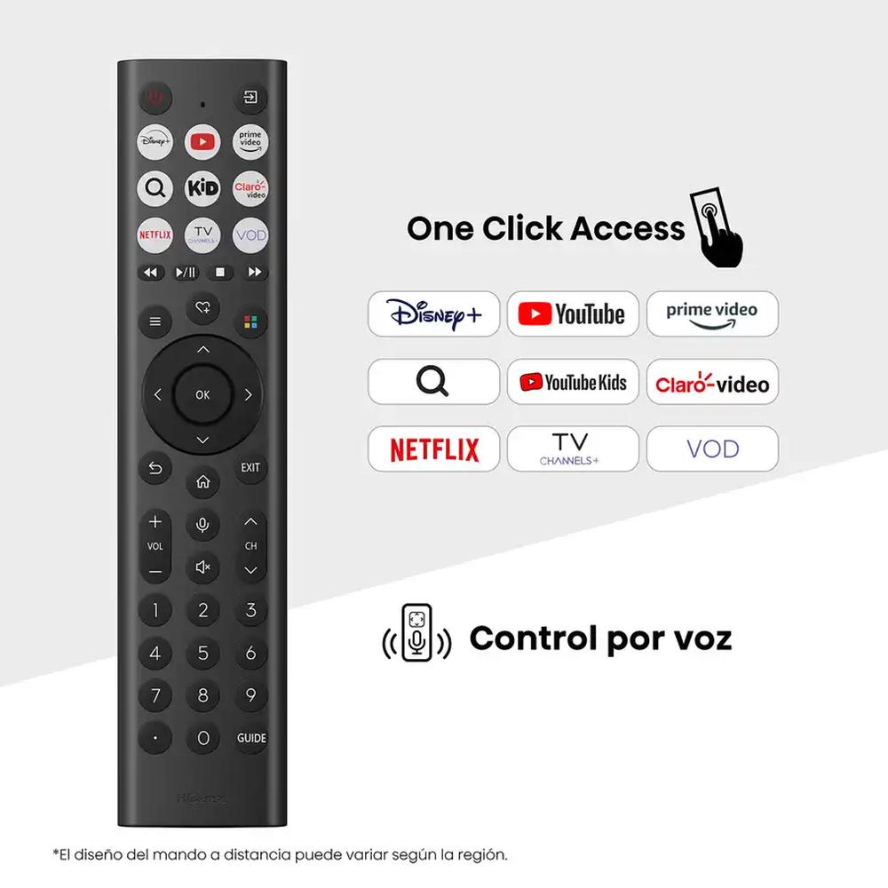 TV 65" HISENSE 65A6NV - Image 3