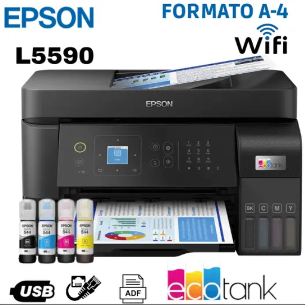IMPRESORA MULTIFUNCIONAL EPSON L5590 WIFI ETHERNET FAX- ADF.