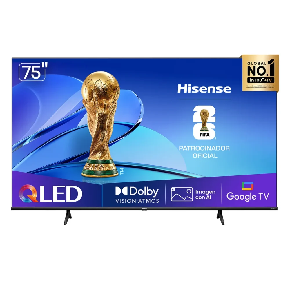 TELEVISOR HISENSE 75" QLED 75QD6N