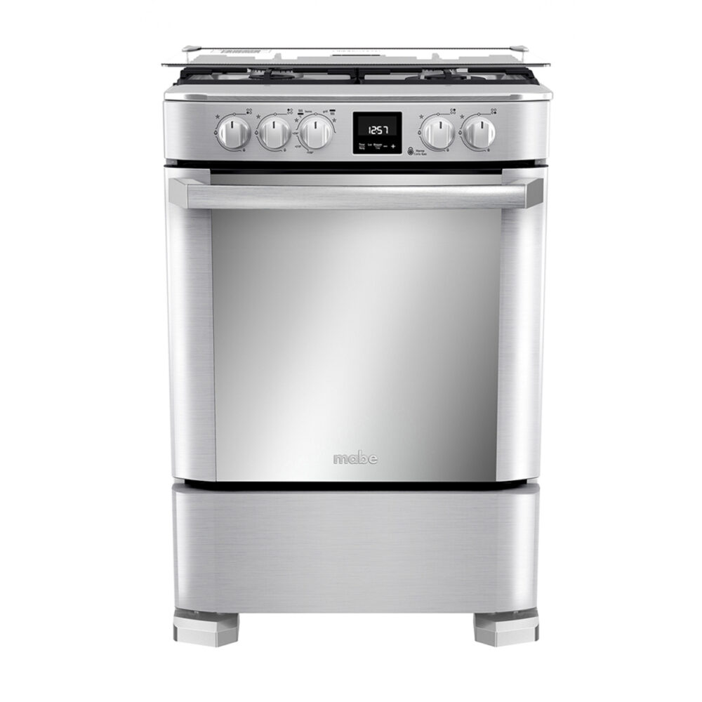 COCINA MABE CMP6085FX1 4H  60CM INOX + CONEXIÓN
