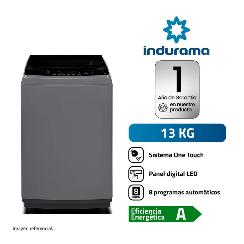 LAVADORA INDURAMA 13 KG LRI13DGR