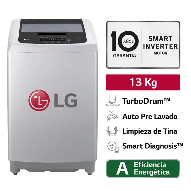 LAVADORA LG 13 KG WT13DPBK