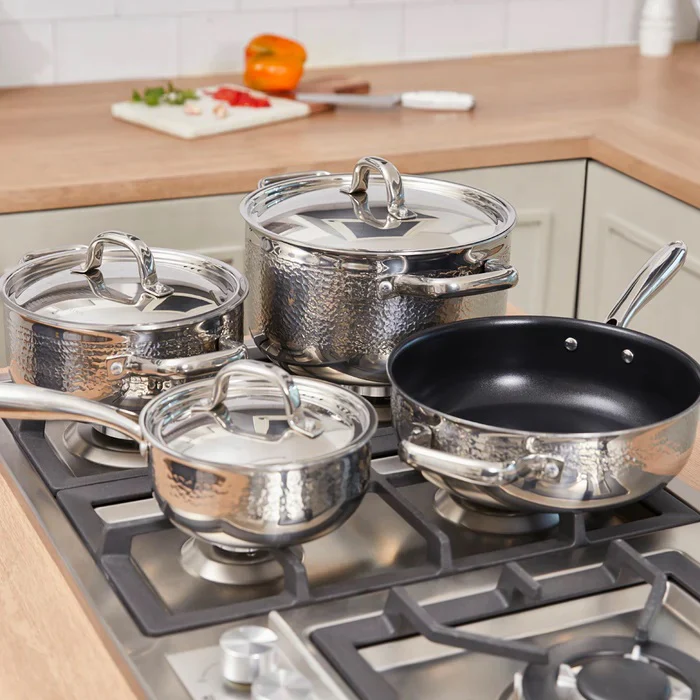 JGO DE OLLAS 7 PZAS ACERO INOX SEVILLA SIMPLECOOK