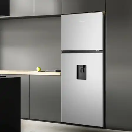 REFRIGERADORA HISENSE 379LT TOP MOUNT RT3N375NMCA GRIS