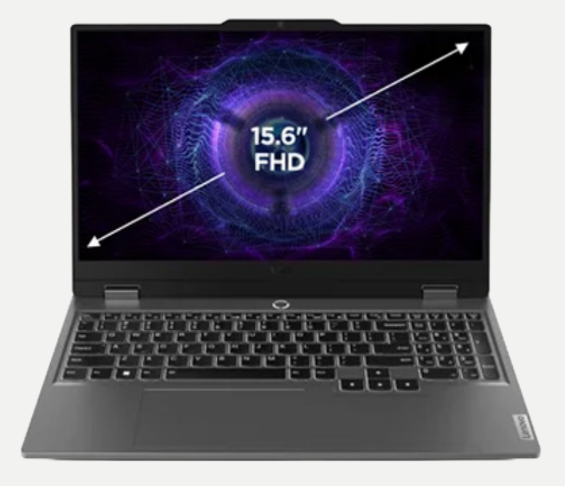 LAPTOP GAMER LENOVO LOQ, INTEL CORE i5 ‑12450HX (8n/12sub caché) , 8 GB ddr5‑4800, 512GB ssd, 15.6" FHD IPS 144hz, NVIDIA GEFORCE RTX  3050‑6GB, teclado retroiluminado, 15IAX9, Windows 11, color:Luna Grey, Wifi6, 1hdmi, 1 Rj45, 3 usb, 1 usbC. +