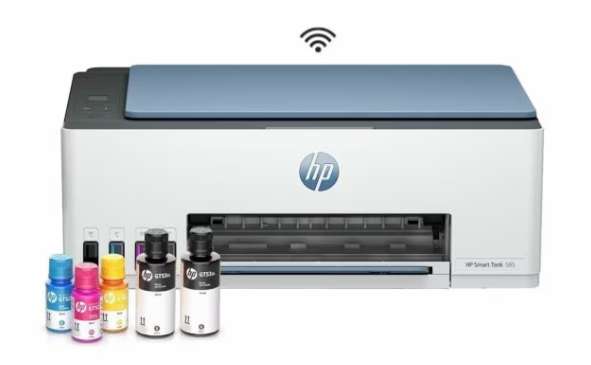 Impresora HP 585 Smart Tank Multifuncional Tinta Continua, Color, Wi-Fi, Smart App, Escaner (1F3Y2A)