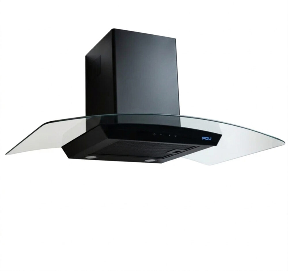 CAMPANA EXTRACTORA 90CM CRYSTAL BLACK FDV