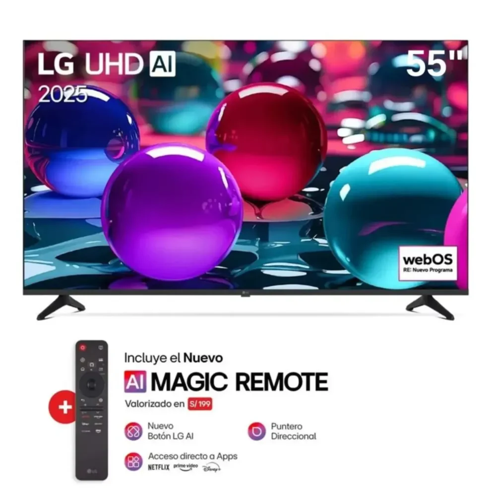 TV 55 LG 55UT7300PSB CON MAGIC CONTROL