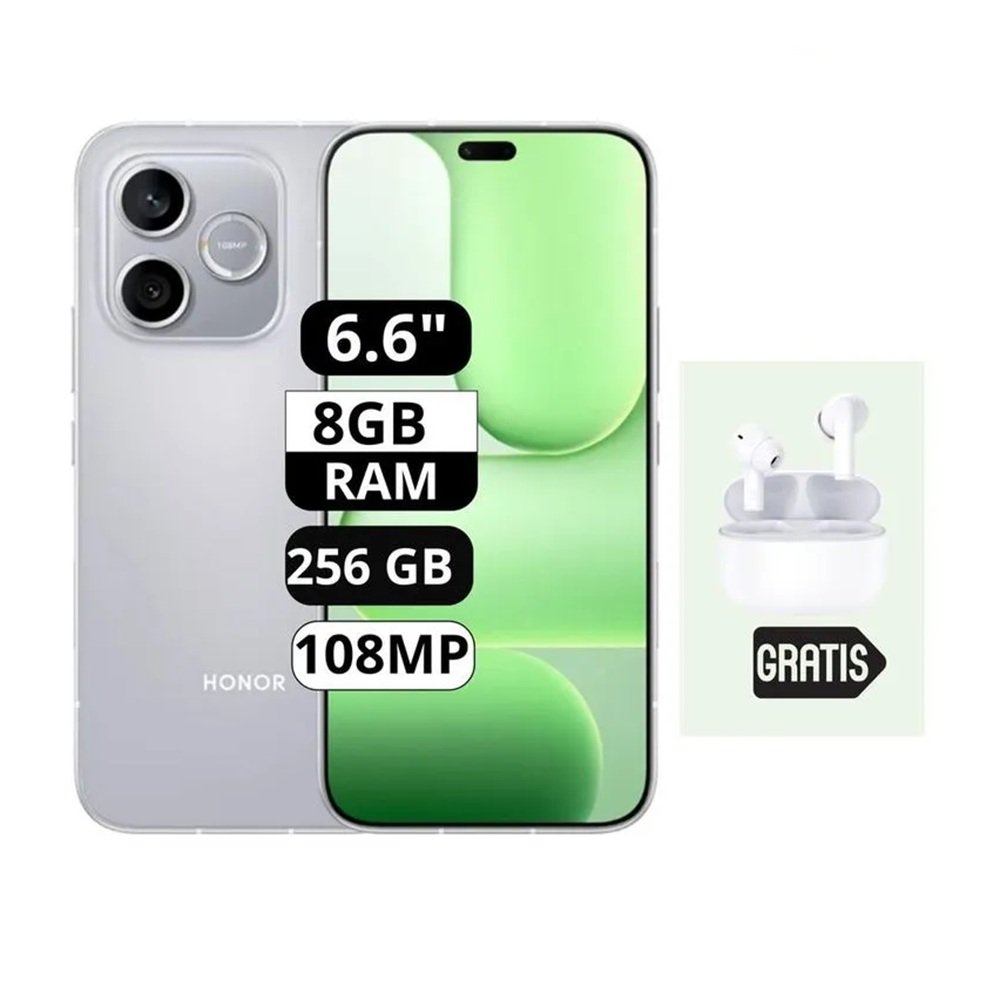 Honor 600e + choiche earbuds X7 lite 256GB 8GB Grey
