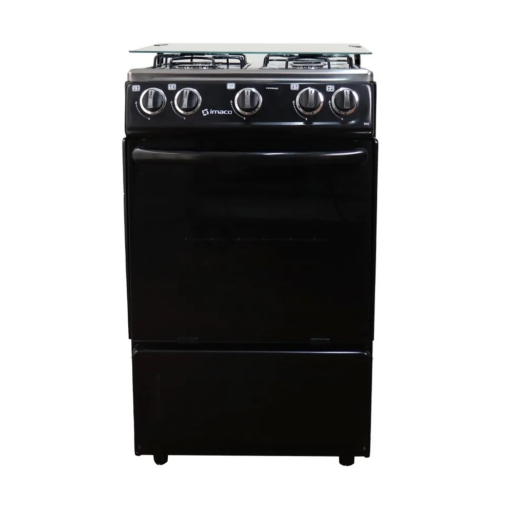 Cocina Imaco 4 Hornillas 20" Tapa de Vidrio Negro - Image 3