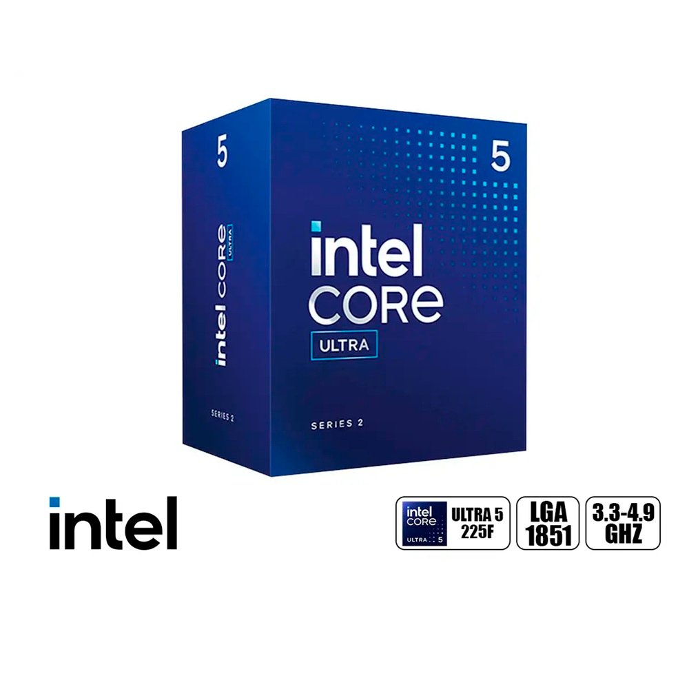 PROCESADOR INTEL CORE ULTRA 5 225F LGA1851 - Image 2
