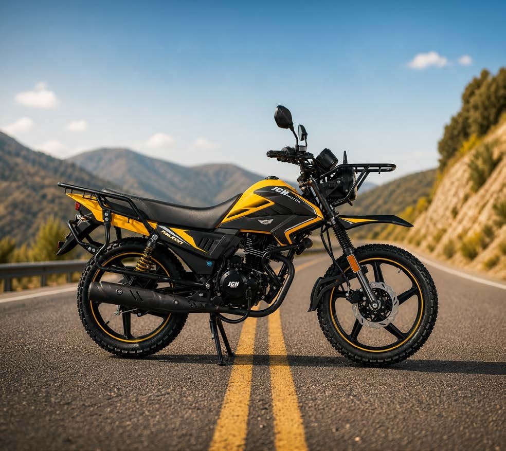 MOTOCICLETA JCH FALKON NEGRO/AMARILLO