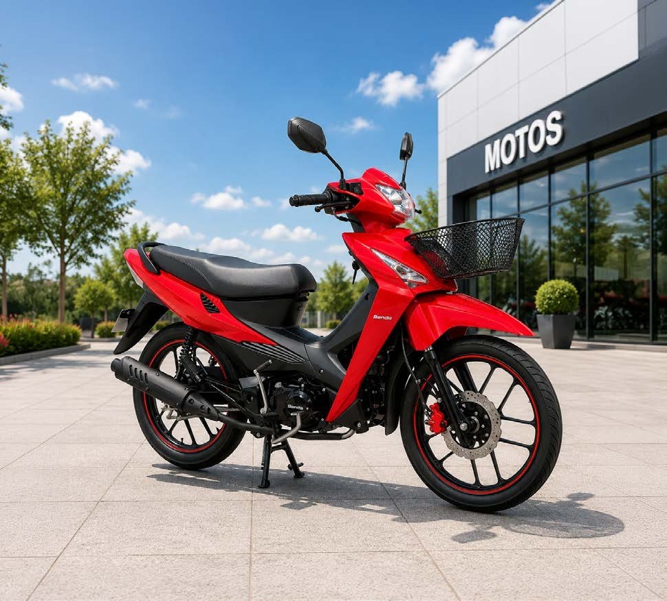 MOTO SSENDA LEO 110 PLUS ROJO/NEGRO
