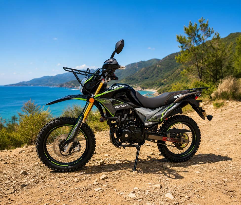 MOTO SONLINK SL250-GY4 NEGRO/AMARILLO/GRIS