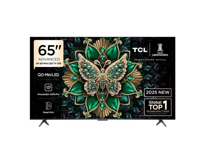 TELEVISOR TCL QLED-MiniLED 65C6K 65" 4K UHD GOOGLE TV