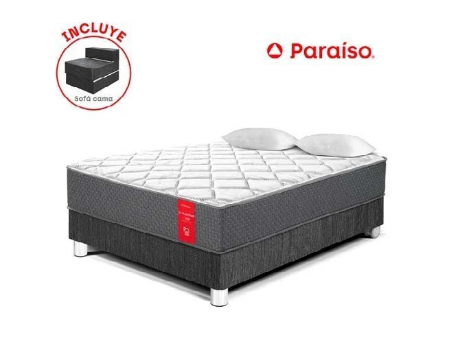 CAMA PARAISO POCKET STAR CHARCOAL KING+2ALM+1PROT