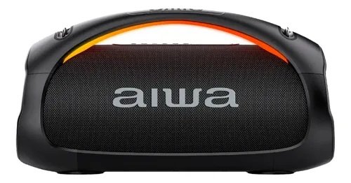 PARLANTE BLUETOOTH AIWA AWS544BT 110W.RMS CORREA/LUCES/USB/AUX NEGRO