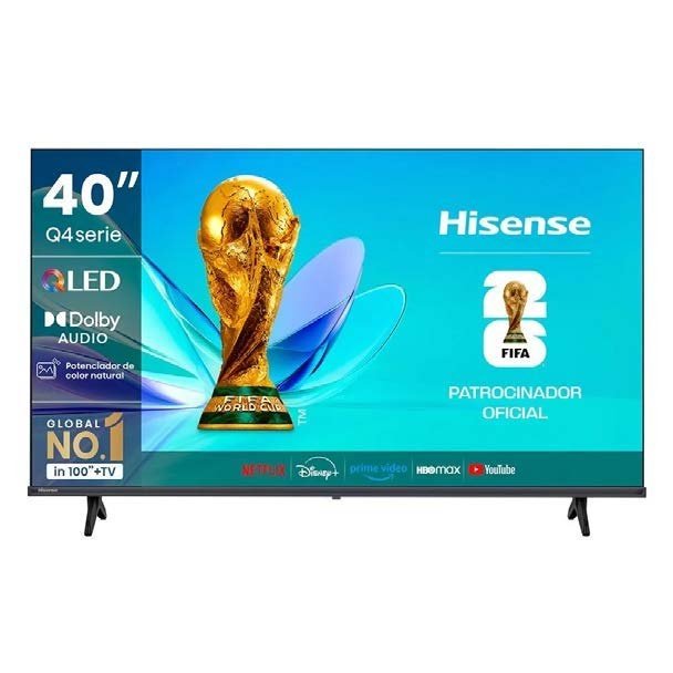 TELEVISOR HISENSE QLED 40Q4SV 40" FULL HD SMART VIDAA VOICE