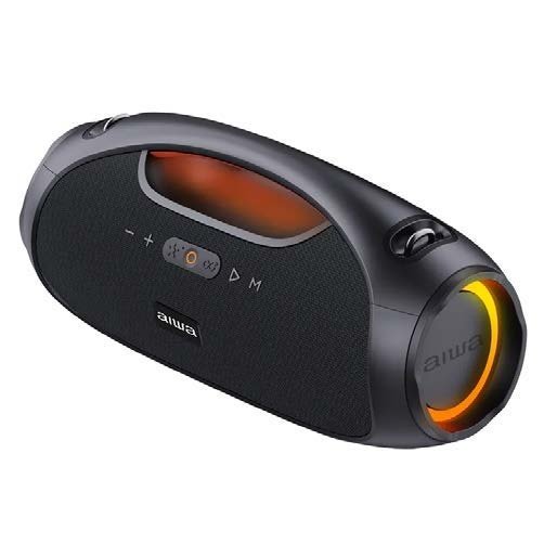 PARLANTE BLUETOOTH AIWA AWH51BT BOOMBOX 130W.RMS LUCES/USB/AUX NEGRO