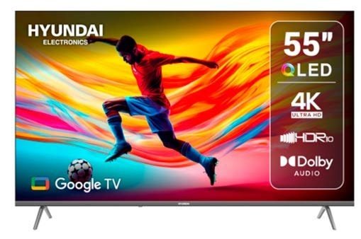 TELEVISOR HYUNDAI QLED HYLED5529QG 55" UHD/4K SMART GOOGLE TV