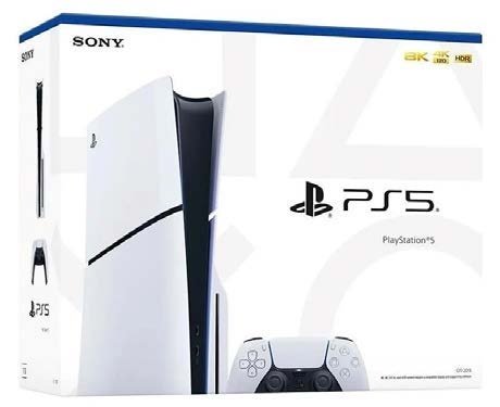 CONSOLA PLAYSTATION 5 SLIM EDICION ESTANDAR CON JOYSTICK VERSION LATAM