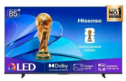 TELEVISOR HISENSE QLED 85Q6QV 85" UHD/4K SMART VIDAA VOICE