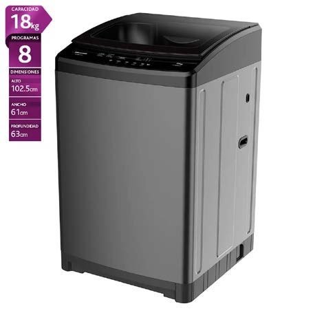 LAVADORA HISENSE 18 KG WT3W1823UT DARK GREY