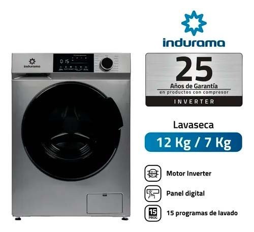LAVASECA ELECTRICA INDURAMA LRI-312C 12/7 KG
