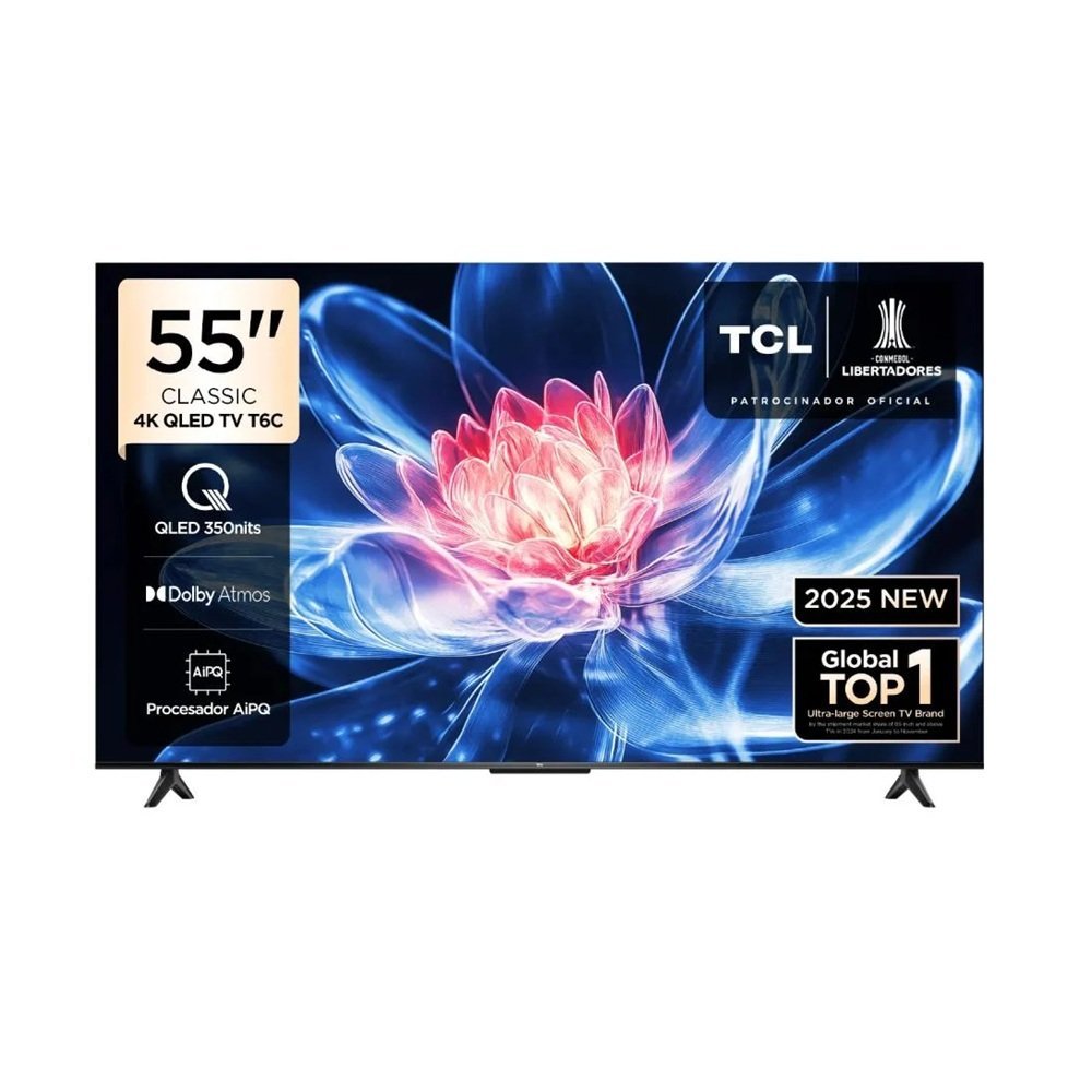 Televisor TCL 55" Qled 4k 55t6c Google Tv