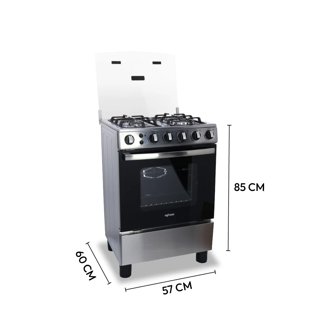 COMBO: COCINA AGHASO PREMIUM 4H + CONEXIÓN + REFRIGERADORA AGHASO 511 LT + REGALO