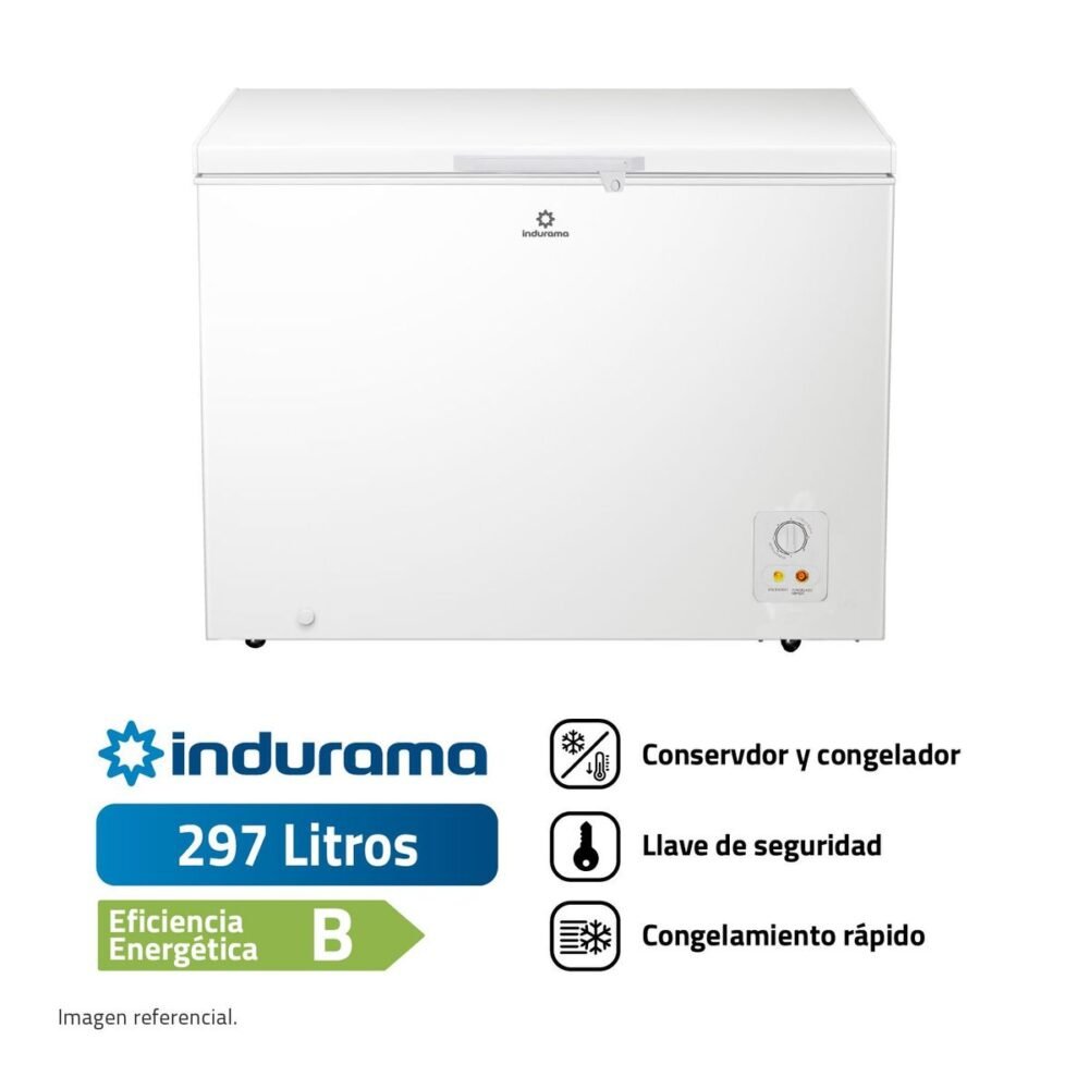 CONGELADORA INDURAMA CI-320BL 297LT BLANCO